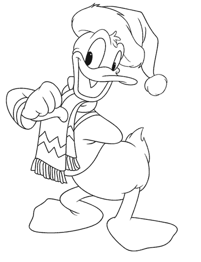 Dessin à colorier: Donald Duck (Dessins Animés) #30164 - Coloriages à Imprimer Gratuits