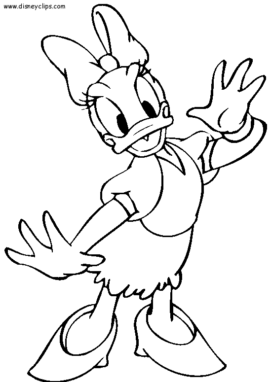 Dessin à colorier: Donald Duck (Dessins Animés) #30201 - Coloriages à Imprimer Gratuits