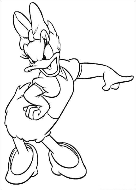 Dessin à colorier: Donald Duck (Dessins Animés) #30211 - Coloriages à Imprimer Gratuits