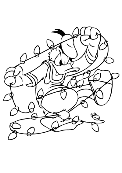 Dessin à colorier: Donald Duck (Dessins Animés) #30214 - Coloriages à Imprimer Gratuits