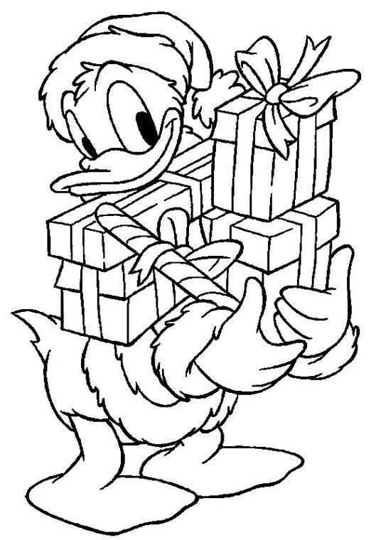 Dessin à colorier: Donald Duck (Dessins Animés) #30215 - Coloriages à Imprimer Gratuits