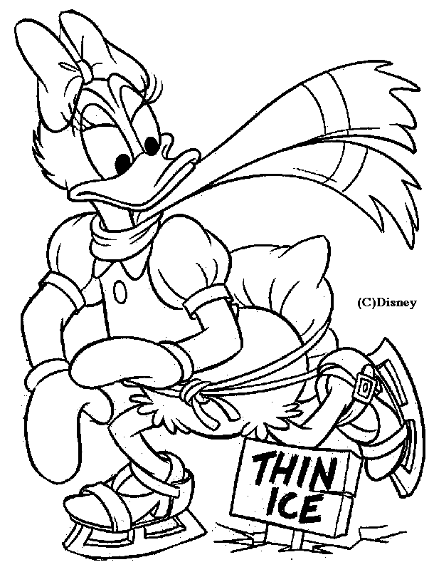 Dessin à colorier: Donald Duck (Dessins Animés) #30220 - Coloriages à Imprimer Gratuits