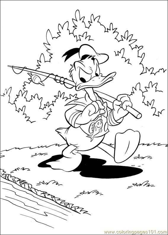 Dessin à colorier: Donald Duck (Dessins Animés) #30241 - Coloriages à Imprimer Gratuits