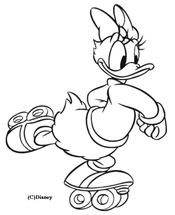 Dessin à colorier: Donald Duck (Dessins Animés) #30253 - Coloriages à Imprimer Gratuits