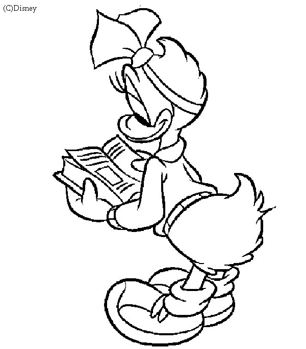 Dessin à colorier: Donald Duck (Dessins Animés) #30279 - Coloriages à Imprimer Gratuits