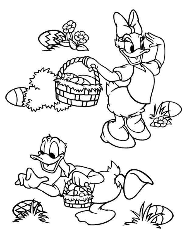 Dessin à colorier: Donald Duck (Dessins Animés) #30287 - Coloriages à Imprimer Gratuits