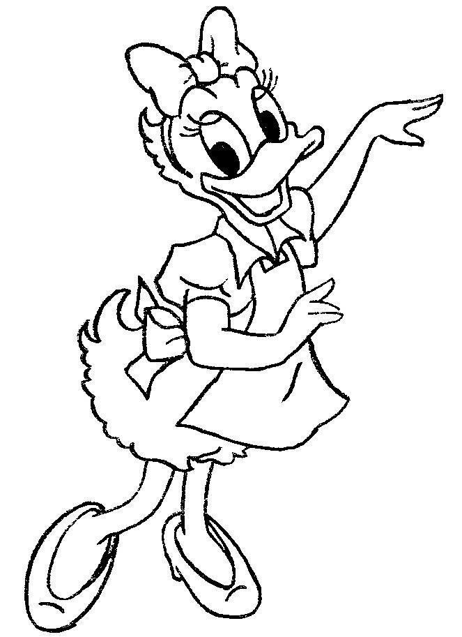 Dessin à colorier: Donald Duck (Dessins Animés) #30293 - Coloriages à Imprimer Gratuits