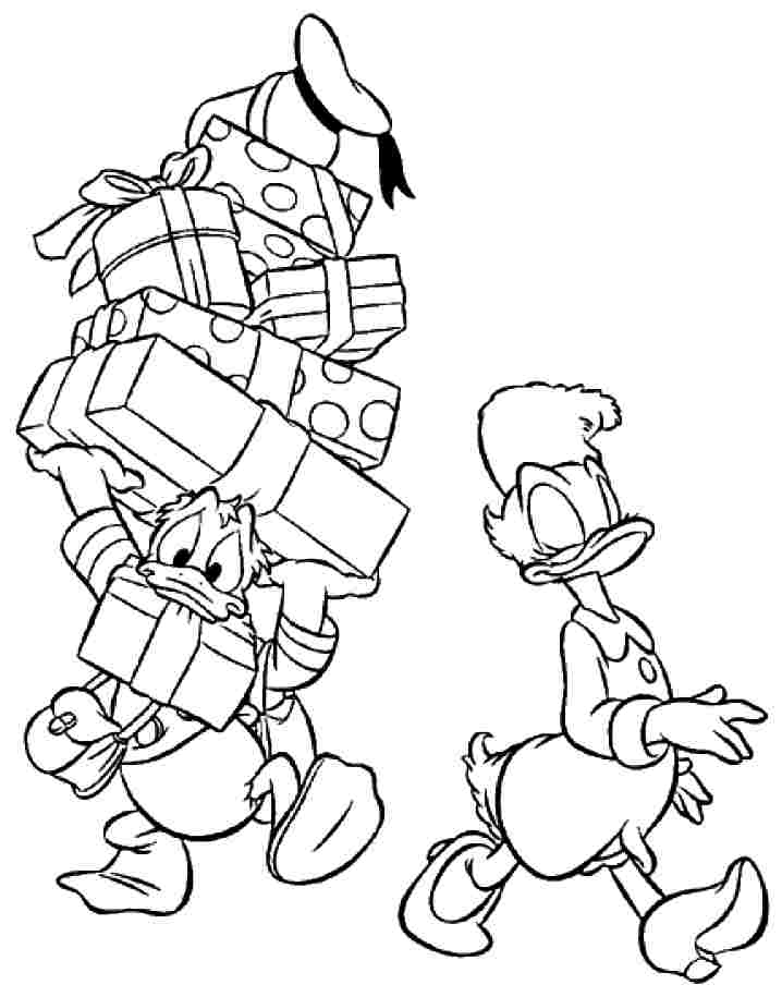 Dessin à colorier: Donald Duck (Dessins Animés) #30330 - Coloriages à Imprimer Gratuits