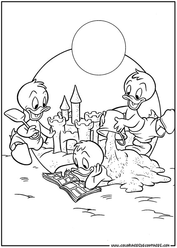 Dessin à colorier: Donald Duck (Dessins Animés) #30361 - Coloriages à Imprimer Gratuits