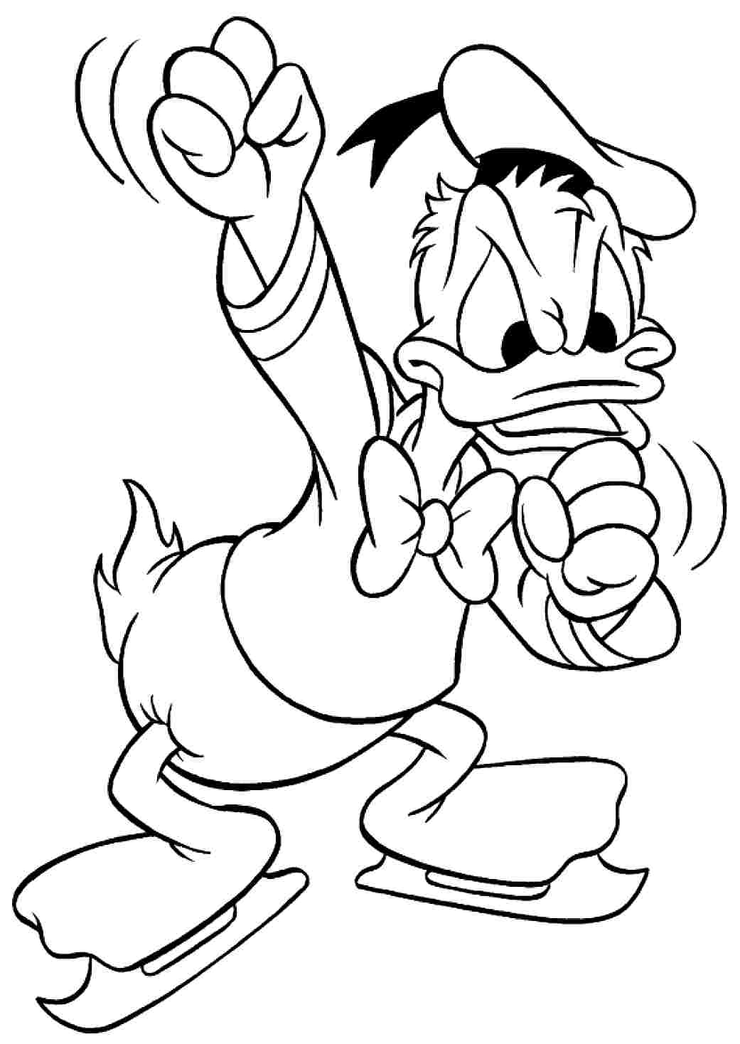 Dessin Donald Duck #30391 (Dessins Animés) à colorier – Coloriages à