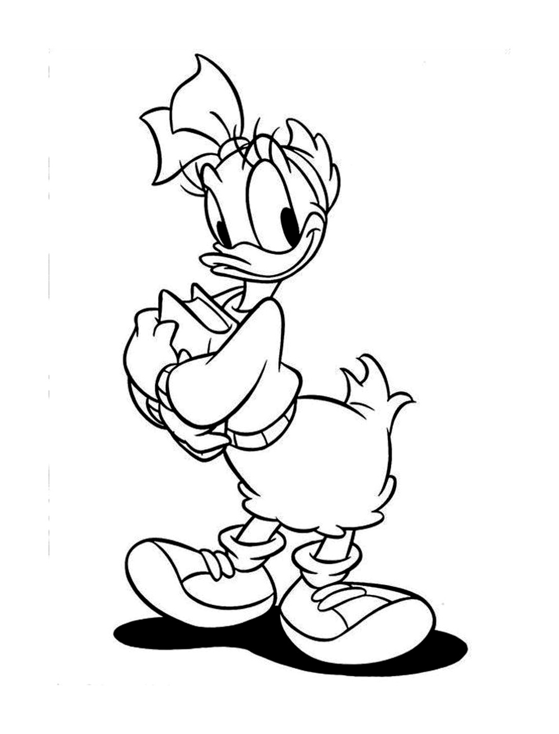 Dessin à colorier: Donald Duck (Dessins Animés) #30398 - Coloriages à Imprimer Gratuits