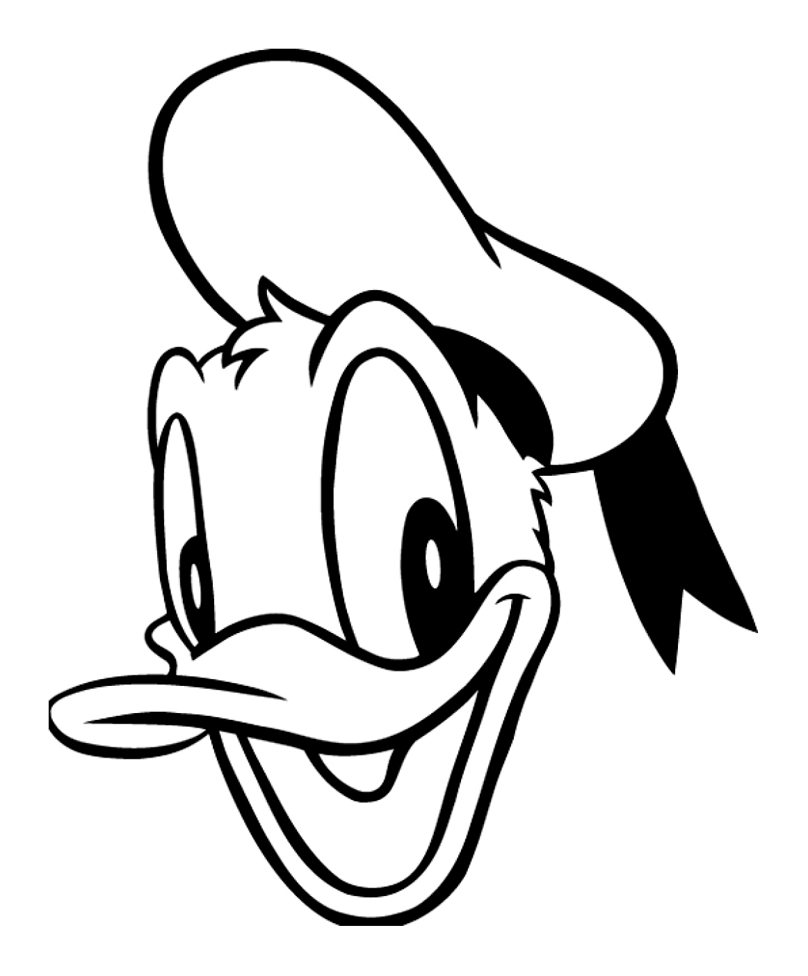 Dessin à colorier: Donald Duck (Dessins Animés) #30402 - Coloriages à Imprimer Gratuits