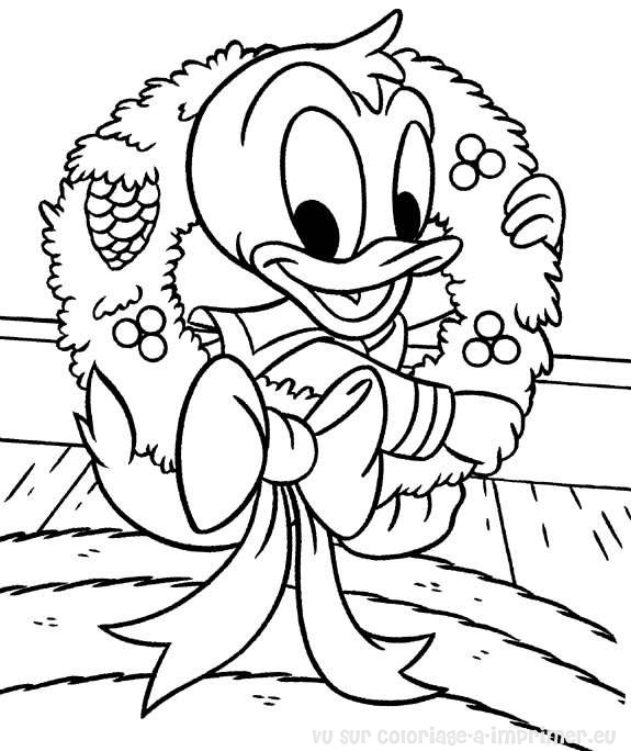 Dessin à colorier: Donald Duck (Dessins Animés) #30452 - Coloriages à Imprimer Gratuits