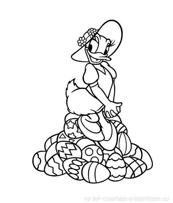 Dessin à colorier: Donald Duck (Dessins Animés) #30458 - Coloriages à Imprimer Gratuits