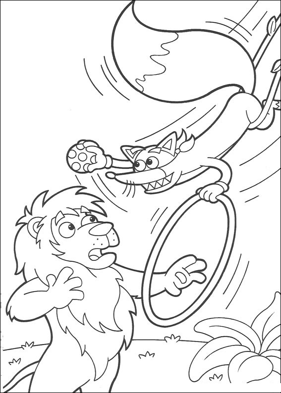 Dessin à colorier: Dora l'Exploratrice (Dessins Animés) #29770 - Coloriages à Imprimer Gratuits