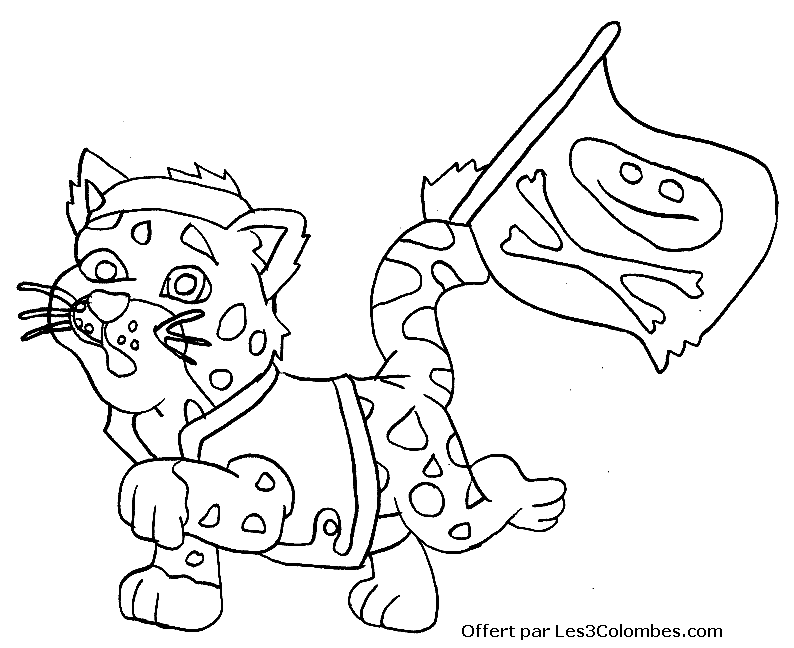 Dessin à colorier: Dora l'Exploratrice (Dessins Animés) #29977 - Coloriages à Imprimer Gratuits