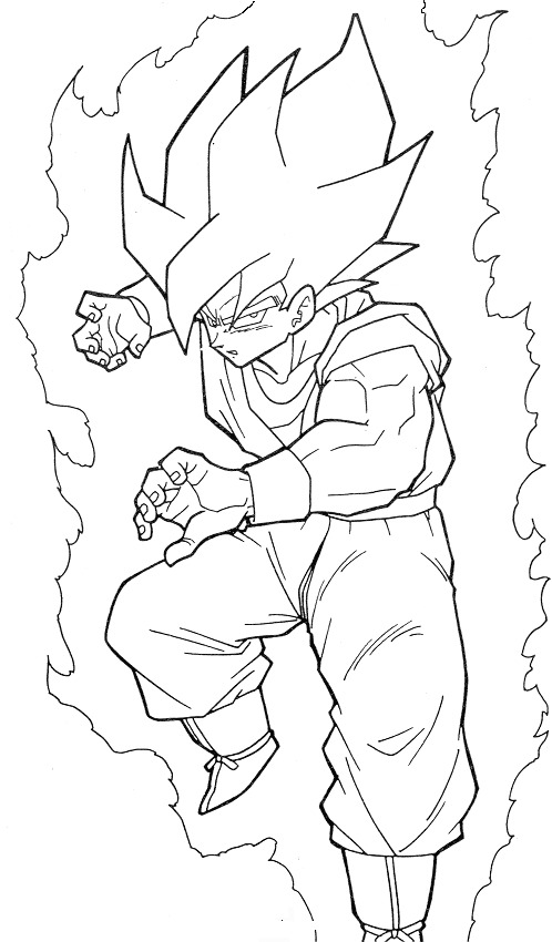 Coloriage Dragon Ball Z 38568 Dessins Animés Dessin à Colorier Coloriages à Imprimer Gratuits 