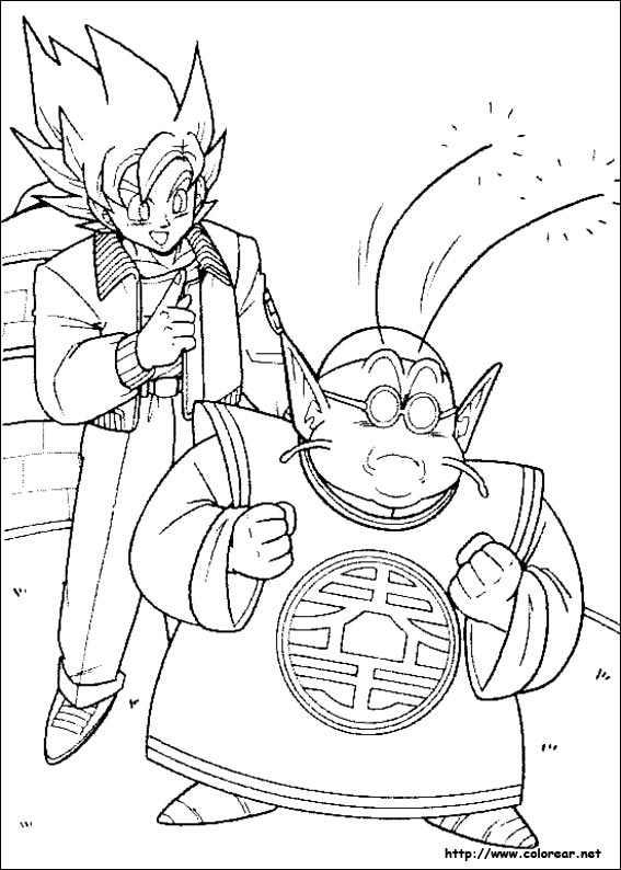 Dessin à colorier: Dragon Ball Z (Dessins Animés) #38592 - Coloriages à Imprimer Gratuits
