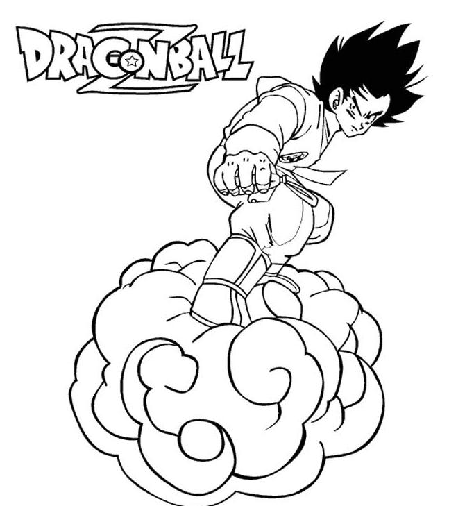 Dessin à colorier: Dragon Ball Z (Dessins Animés) #38595 - Coloriages à Imprimer Gratuits