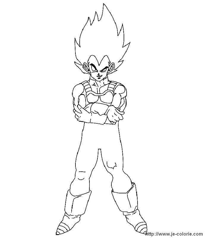 Dessin à colorier: Dragon Ball Z (Dessins Animés) #38611 - Coloriages à Imprimer Gratuits