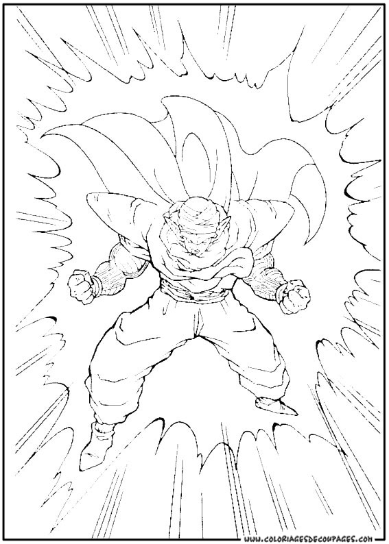 Dessin à colorier: Dragon Ball Z (Dessins Animés) #38660 - Coloriages à Imprimer Gratuits