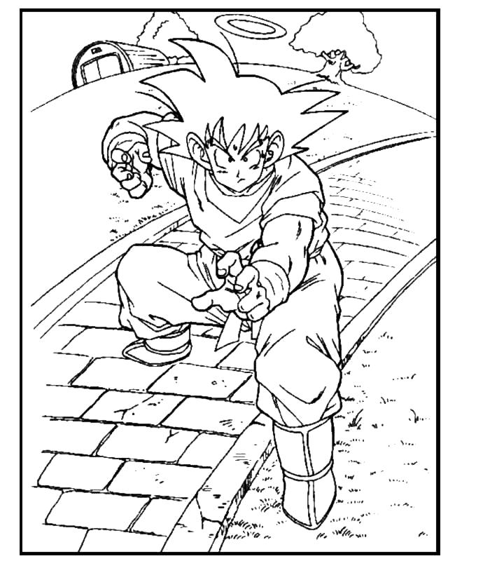 Dessin à colorier: Dragon Ball Z (Dessins Animés) #38669 - Coloriages à Imprimer Gratuits