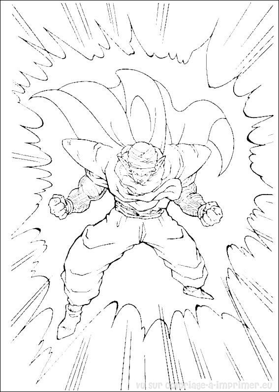 Dessin à colorier: Dragon Ball Z (Dessins Animés) #38674 - Coloriages à Imprimer Gratuits