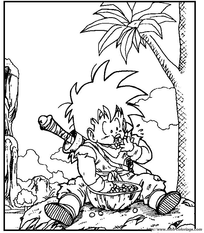 Dessin à colorier: Dragon Ball Z (Dessins Animés) #38685 - Coloriages à Imprimer Gratuits