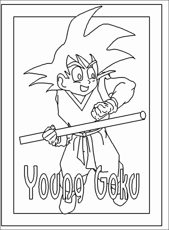 Dessin à colorier: Dragon Ball Z (Dessins Animés) #38696 - Coloriages à Imprimer Gratuits