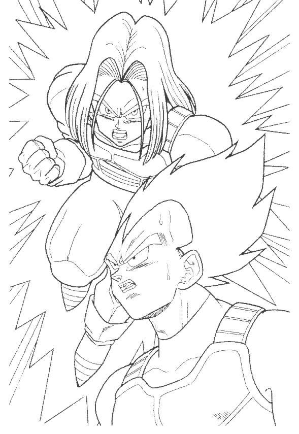 Dessin à colorier: Dragon Ball Z (Dessins Animés) #38804 - Coloriages à Imprimer Gratuits