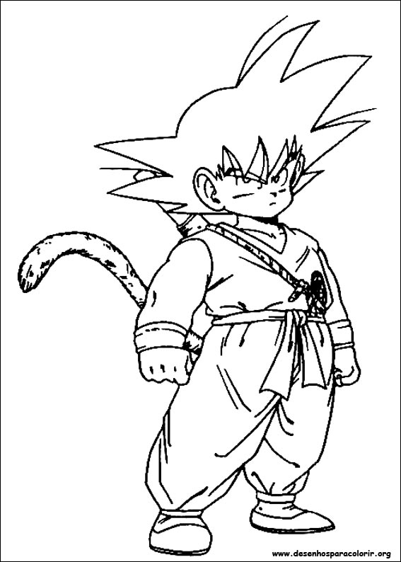 Dessin à colorier: Dragon Ball Z (Dessins Animés) #38847 - Coloriages à Imprimer Gratuits