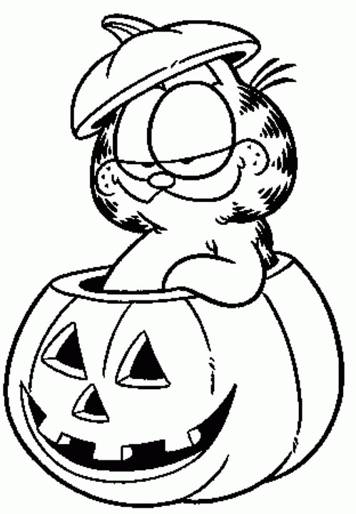 Dessin à colorier: Garfield (Dessins Animés) #26125 - Coloriages à Imprimer Gratuits