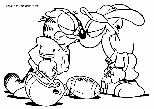 Dessin à colorier: Garfield (Dessins Animés) #26290 - Coloriages à Imprimer Gratuits