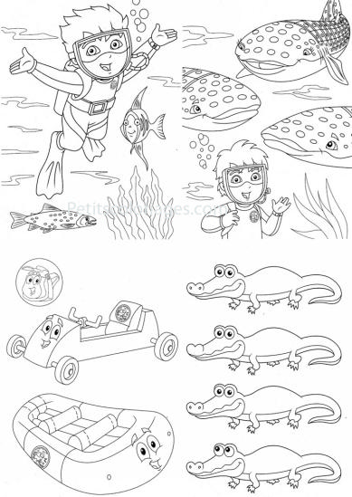 Dessin à colorier: Go Diego! (Dessins Animés) #48589 - Coloriages à Imprimer Gratuits