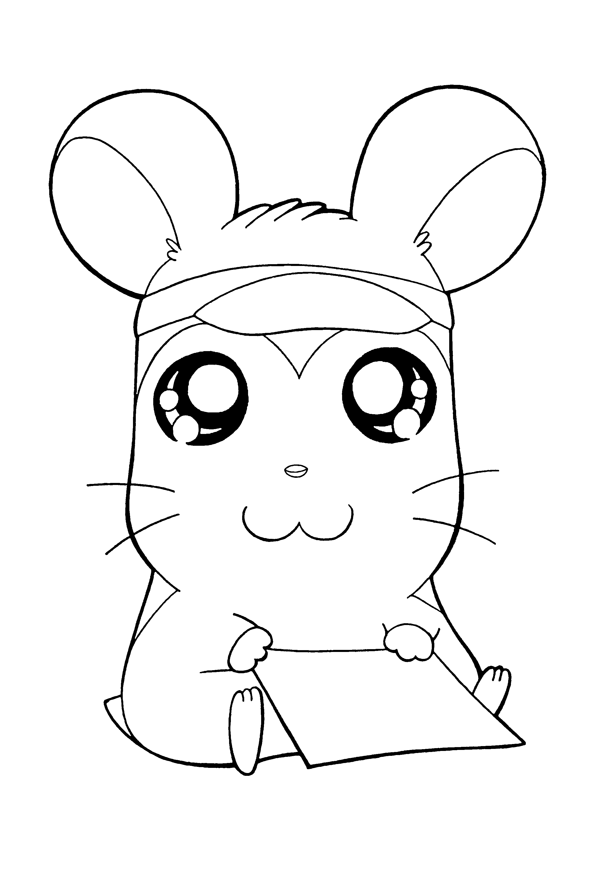 Dessin à colorier: Hamtaro (Dessins Animés) #39938 - Coloriages à Imprimer Gratuits