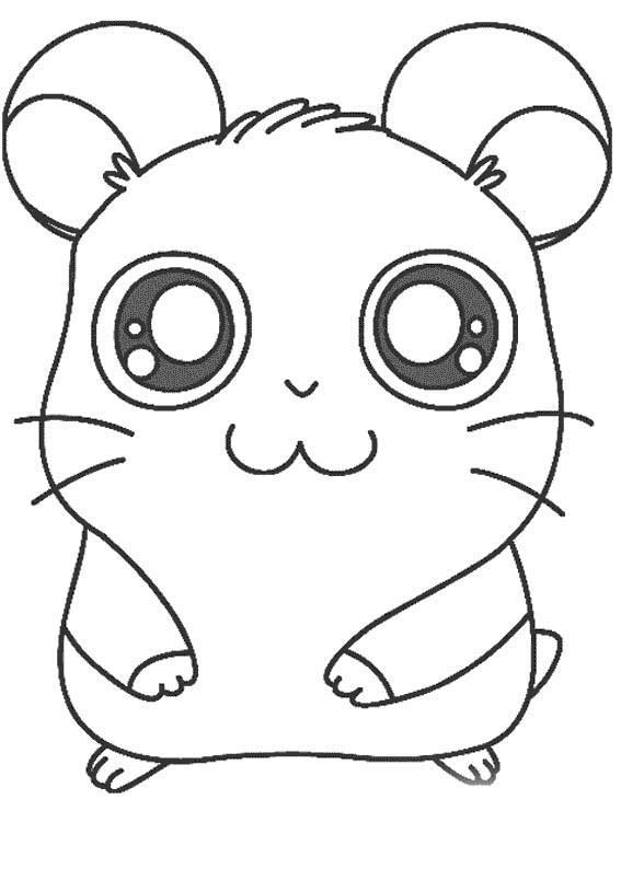 Dessin à colorier: Hamtaro (Dessins Animés) #39948 - Coloriages à Imprimer Gratuits