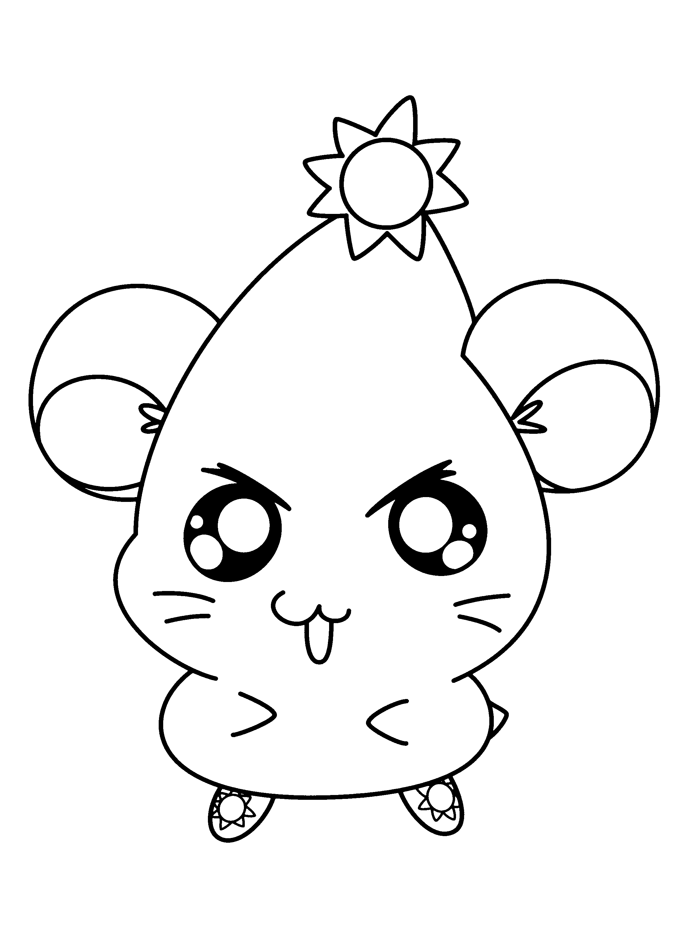 Dessin à colorier: Hamtaro (Dessins Animés) #39965 - Coloriages à Imprimer Gratuits