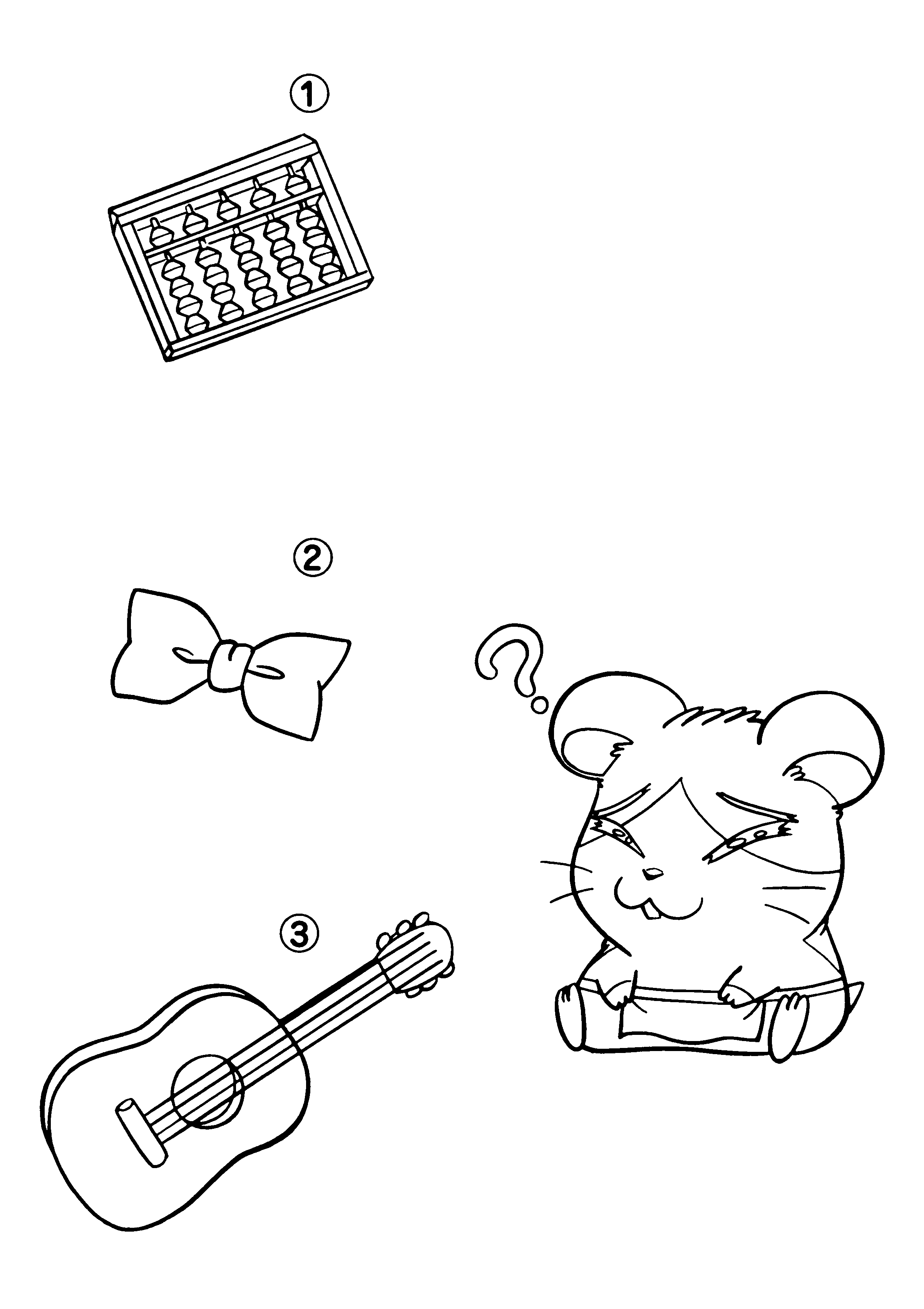 Dessin à colorier: Hamtaro (Dessins Animés) #40143 - Coloriages à Imprimer Gratuits