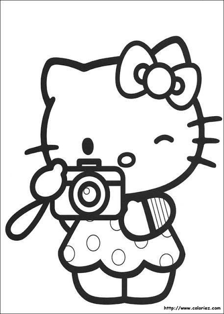 Dessin à colorier: Hello Kitty (Dessins Animés) #36735 - Coloriages à Imprimer Gratuits