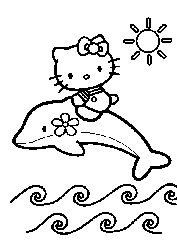 Dessin à colorier: Hello Kitty (Dessins Animés) #36745 - Coloriages à Imprimer Gratuits