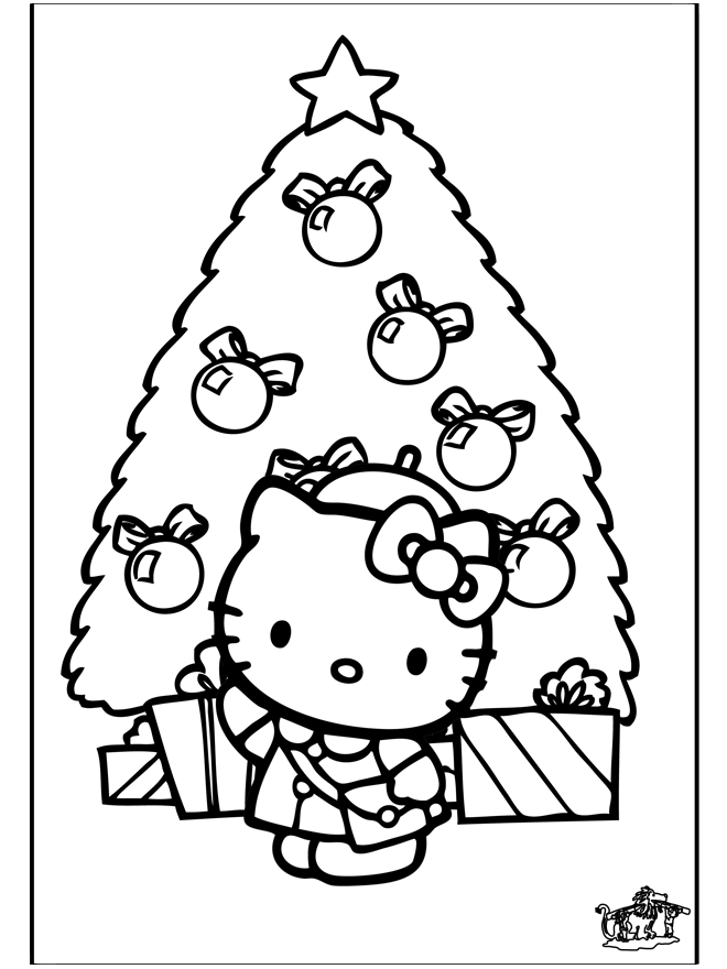 Dessin à colorier: Hello Kitty (Dessins Animés) #36785 - Coloriages à Imprimer Gratuits