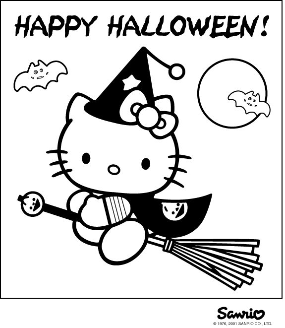 Dessin à colorier: Hello Kitty (Dessins Animés) #36856 - Coloriages à Imprimer Gratuits