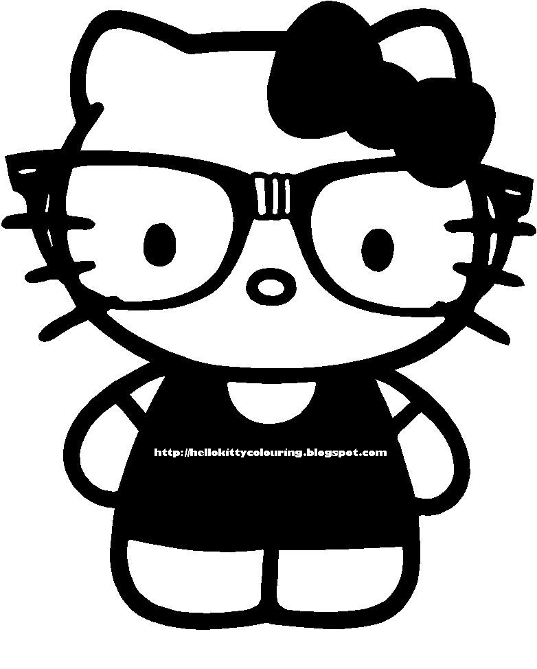 Dessin à colorier: Hello Kitty (Dessins Animés) #36860 - Coloriages à Imprimer Gratuits