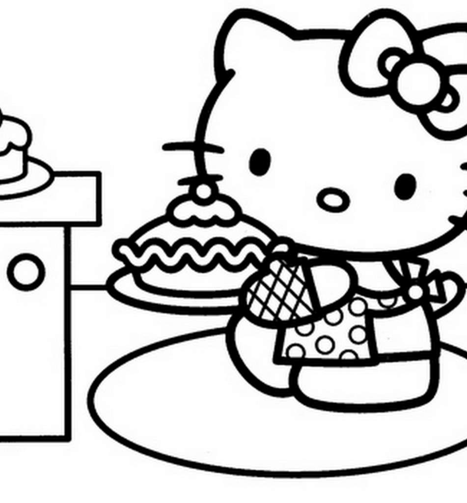 Dessin à colorier: Hello Kitty (Dessins Animés) #36901 - Coloriages à Imprimer Gratuits