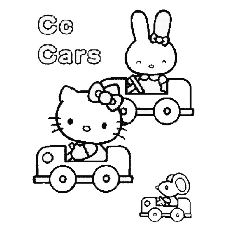 Dessin à colorier: Hello Kitty (Dessins Animés) #36985 - Coloriages à Imprimer Gratuits