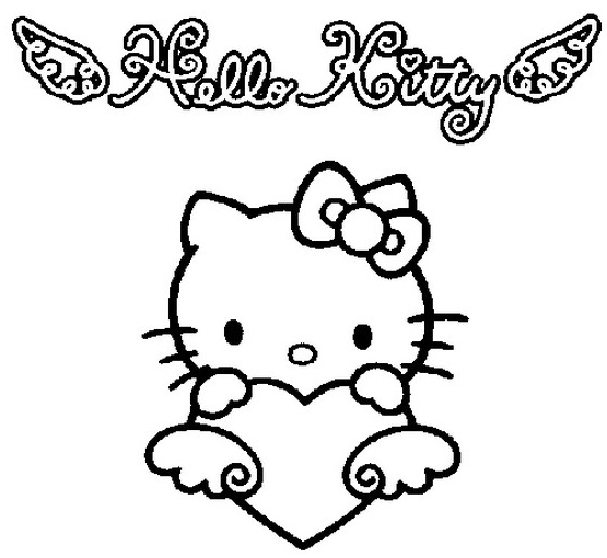 Dessin à colorier: Hello Kitty (Dessins Animés) #36993 - Coloriages à Imprimer Gratuits