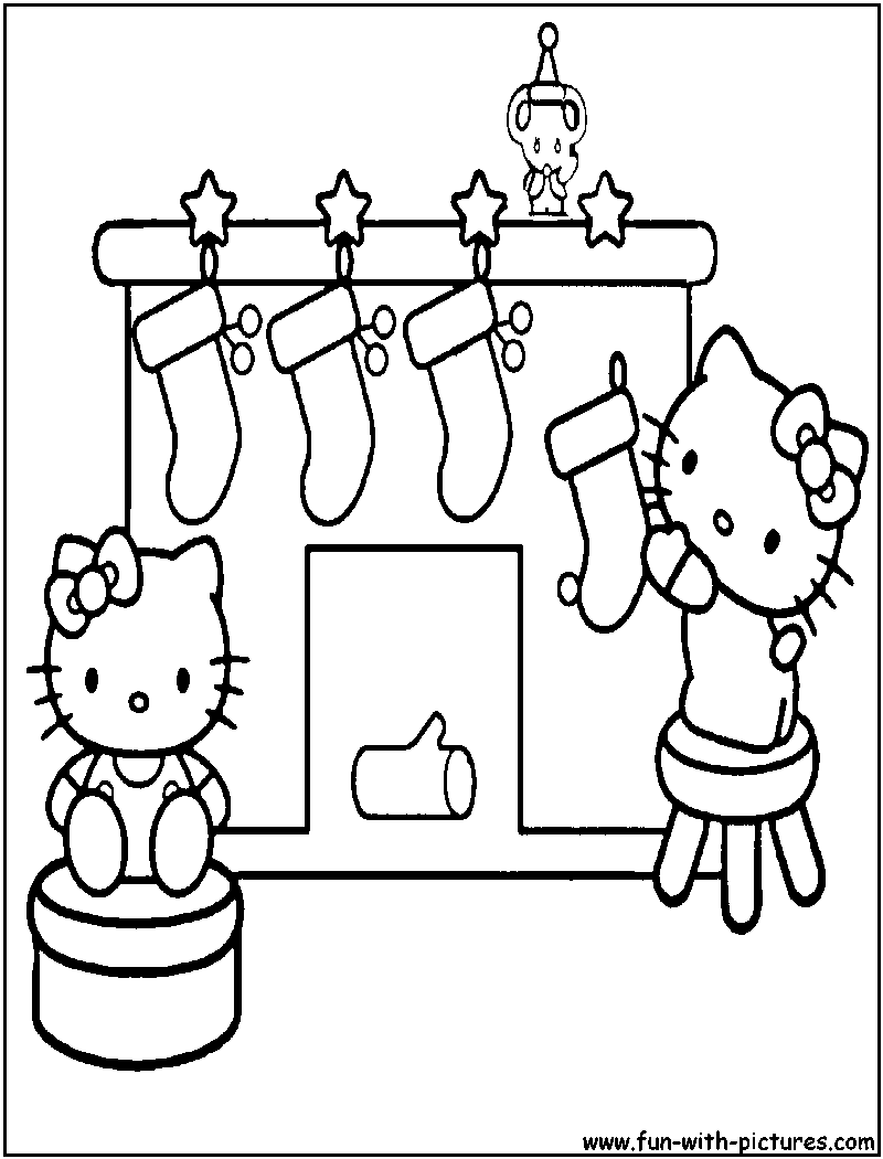 Dessin à colorier: Hello Kitty (Dessins Animés) #37016 - Coloriages à Imprimer Gratuits