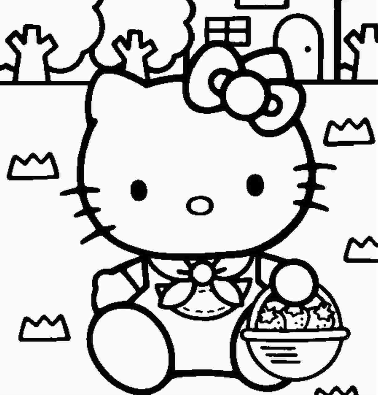 Coloriage Hello  Kitty  37033 Dessins  Anim s Album de 