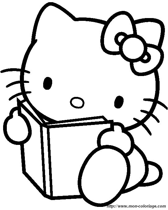 Dessin à colorier: Hello Kitty (Dessins Animés) #37037 - Coloriages à Imprimer Gratuits