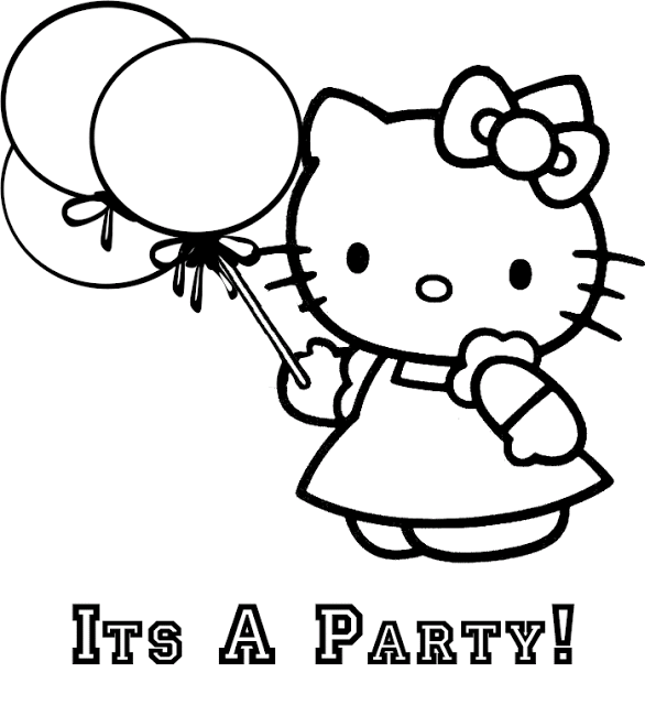 Dessin à colorier: Hello Kitty (Dessins Animés) #37053 - Coloriages à Imprimer Gratuits